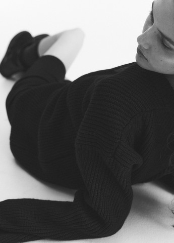 Черный зимний джемпер джемпер H&M