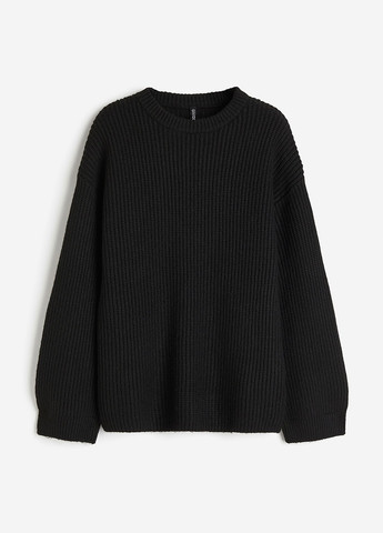 Черный зимний джемпер джемпер H&M