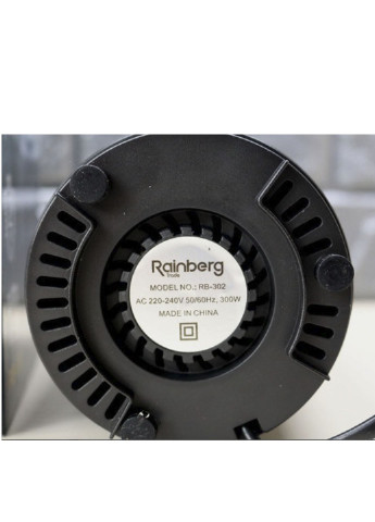 Роторна кавомолка-подрібнювач електрична Rainberg на 50 грам 300 Ватт чорна Good Idea (251769404)