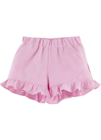 Розовый летний комплект футболка +шорты 15490 Idil Baby Mamino