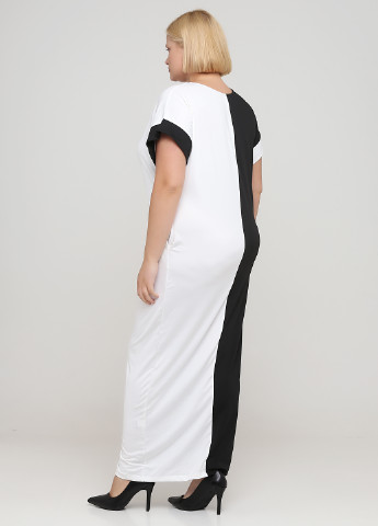 Чорно-білий кежуал сукня оверсайз Biaoruina однотонна