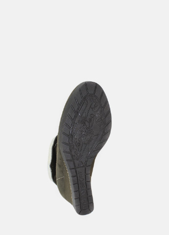 Зимние ботинки rfv5358-11 зеленый Favi из натуральной замши