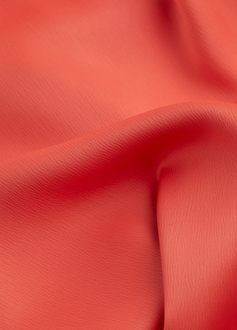 Коралловая кэжуал однотонная юбка H&M а-силуэта (трапеция)
