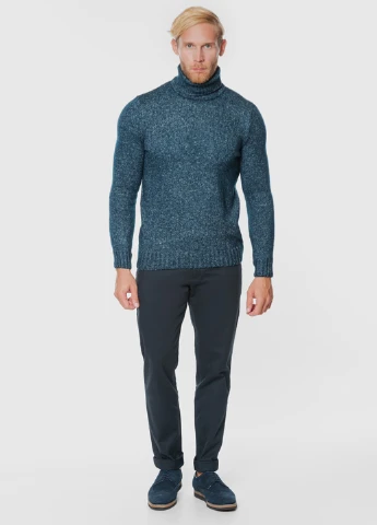 Синій зимовий светр чоловічий Arber Roll-neck 7GG AVT-69