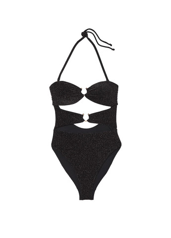 Чорний літній купальник суцільний, монокіні Victoria's Secret