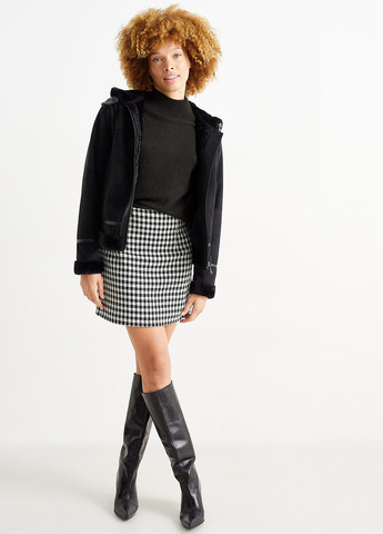 Чорний демісезонний светр C&A