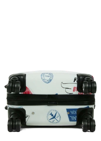Чемодан Малый S Поликарбонат под Ручную кладь 809 Stamp 44 л 54x35x23 см AIRTEX (254070508)