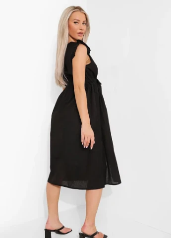 Черное платье Boohoo