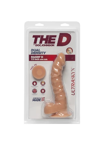 Фаллоимитатор The D - Ragin D - 7,5 Inch With Balls - ULTRASKYN, диаметр 3,8см Doc Johnson (254973605)