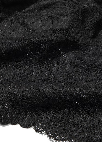 Черный демисезонный комплект (топ, трусики) Victoria's Secret