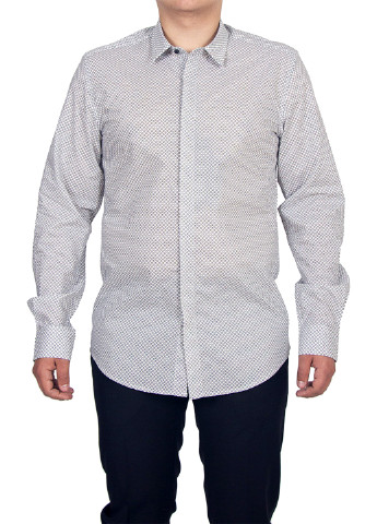 Белая рубашка в горошек Antony Morato