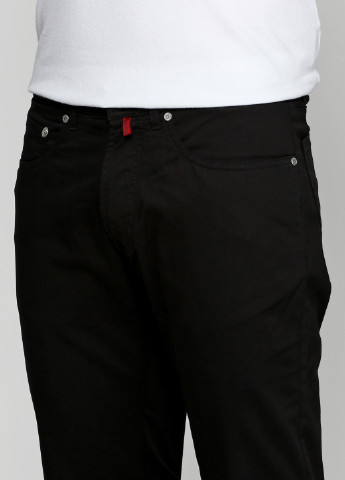 Черные демисезонные зауженные джинсы Pierre Cardin