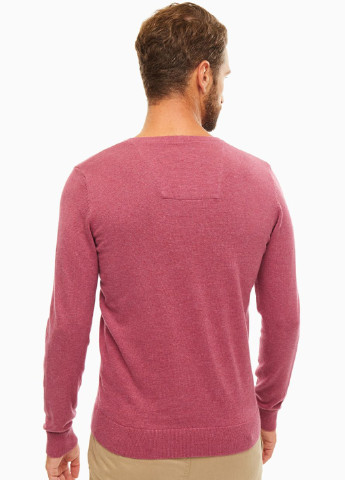 Светло-бордовый демисезонный пуловер пуловер Tom Tailor