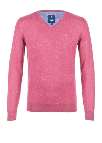 Светло-бордовый демисезонный пуловер пуловер Tom Tailor