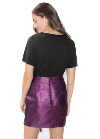 Фиолетовая кэжуал однотонная юбка & Other Stories мини