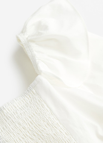 Белая блуза с баской H&M