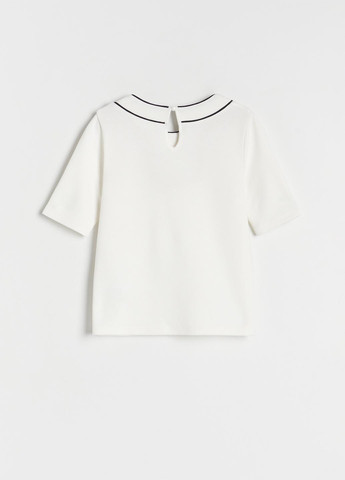 Белая летняя футболка Reserved