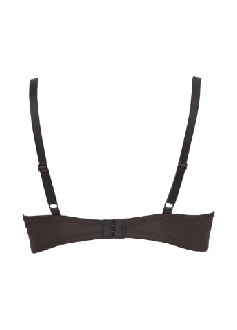 Чёрный бюстгальтер Petite Fleur с косточками полиамид