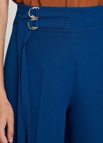 Синие кэжуал демисезонные кюлоты брюки KOTON