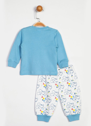 Блакитна всесезон піжама (світшот, брюки) Disney
