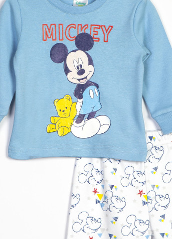 Блакитна всесезон піжама (світшот, брюки) Disney