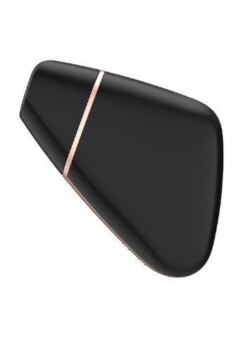 Вакуумный клиторальный стимулятор Love Triangle Black с управлением через интернет Satisfyer (254151289)