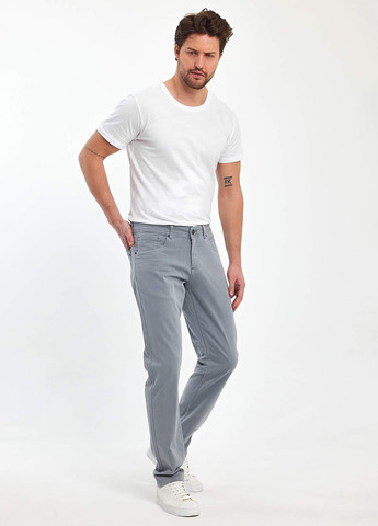 Светло-серые демисезонные слим джинсы Trend Collection