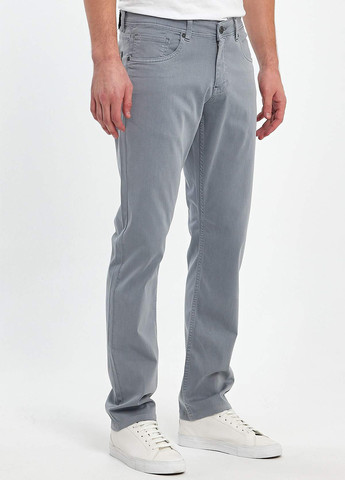 Светло-серые демисезонные слим джинсы Trend Collection