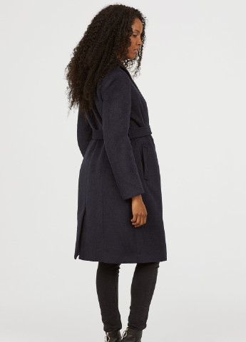 Темно-синее демисезонное Пальто для беременных H&M