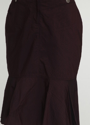 Бордовая кэжуал в полоску юбка Stefanie L миди