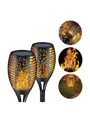 Ліхтар водонепроникний flame led light sensor activated 52 см з полум'ям Solar (254784307)