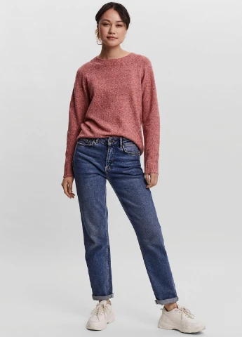 Темно-рожевий демісезонний светр Vero Moda