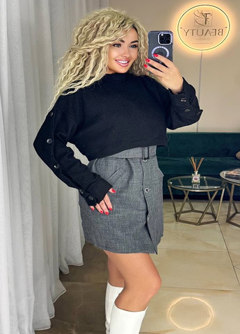 Комбінований демісезонний комплект (сарафан, светр) No Brand