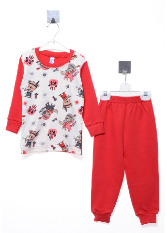 Красная всесезон пижама (свитшот, брюки) Simarik