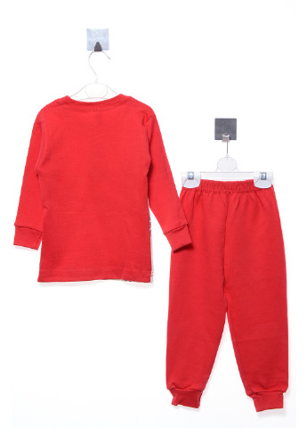 Червона всесезон піжама (світшот, брюки) Simarik
