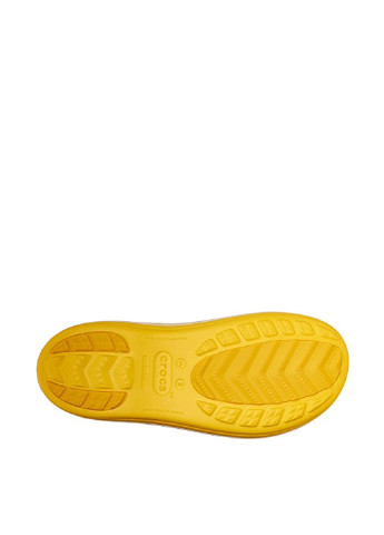 Желтые резиновые сапоги Crocs