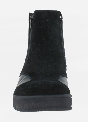 Осенние ботинки ro18214-11 черный Olevit из натуральной замши