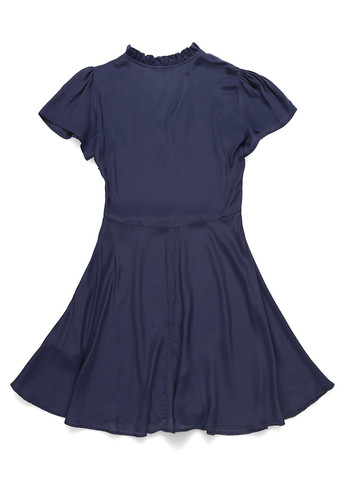 Темно-синее кэжуал платье клеш MINT&BERRY однотонное