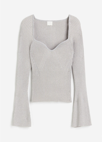 Сріблястий демісезонний пуловер пуловер H&M