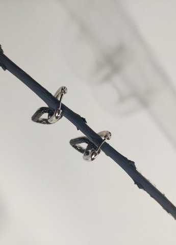 Серьги Silver Flame (255306248)