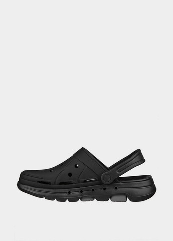 Черные сабо Skechers