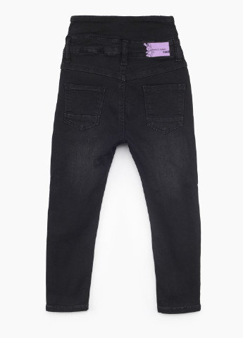 Черные демисезонные зауженные джинсы S&D