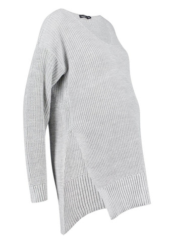 Світло-сірий демісезонний пуловер для вагітних пуловер Boohoo