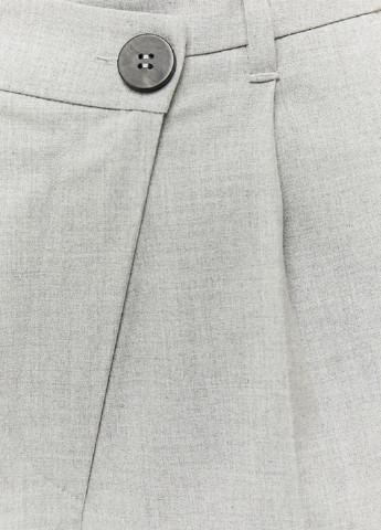 Светло-серые кэжуал демисезонные прямые брюки Tally Weijl