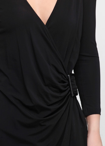 Черная демисезонная блуза Luisa Spagnoli