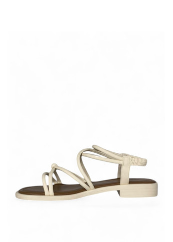 Молочные босоножки ALLSY на резинке