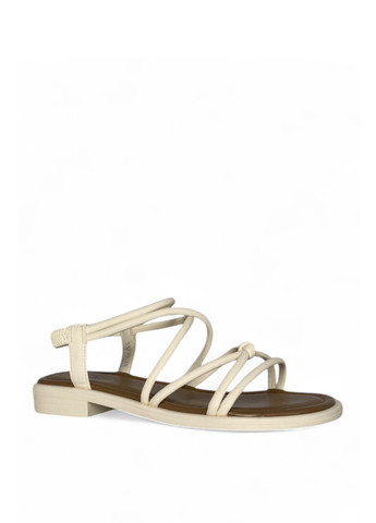 Молочные босоножки ALLSY на резинке