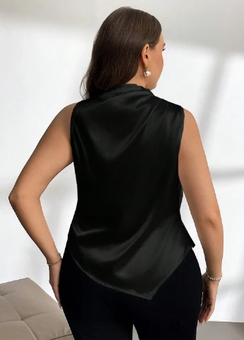 Чорна блуза SHEIN