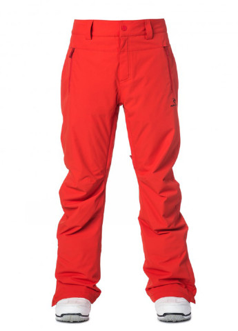 Красные спортивные зимние с высокой талией брюки Rip Curl
