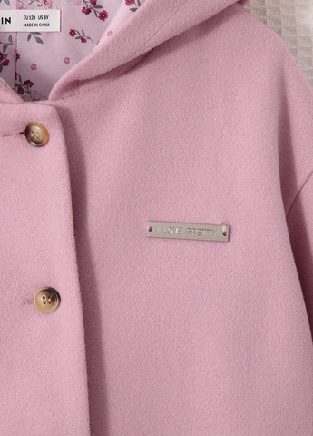 Светло-розовое демисезонное Пальто SHEIN